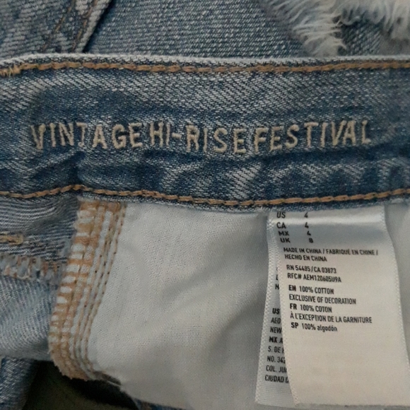 AEO Vintage Hi-Rise Festival Short - Picture 5 of 11